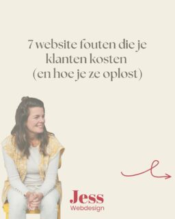 Je website kan zoveel meer dan alleen ‘er zijn’.

Maar deze 7 fouten zie ik overal:

❌ H1 die niks zegt
❌ Te veel tekst
❌ Geen duidelijke CTA
❌ Mobiel werkt niet
❌ Bedankpagina = gemiste kans
❌ About is een CV
❌ Geen vertrouwensopbouwers

Het goede nieuws? Dit zijn allemaal dingen die je kunt fixen. En vaak hoef je niet eens je hele website om te gooien.
Een paar scherpe aanpassingen kunnen al een wereld van verschil maken.

Herken jij er een paar? Laat me weten welke! En als je wilt, kijk ik gratis met je mee.

Swipe door voor alle 7 fouten en hoe je ze oplost. 👉

#websitefouten #websitetips #webdesign #ondernemerstips #websiteoptimalisatie zichtbaarheid vrouwelijkeondernemers conversie klantenaantrekken websitestrategie ondernemen online