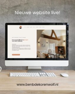 Trots op dit resultaat! 🙌
B&B De Korenwolf heeft een gloednieuwe website. George en Cécile ontvangen gasten op een prachtige locatie in Puth, Zuid-Limburg. Die sfeer moest je online ook voelen. En dat is gelukt.
Ik een complete website op. Van homepage tot contactpagina. Met mooie beelden van @studiokiek_fotografie, duidelijke teksten en een design dat past bij wie zij zijn.
Ben jij ook toe aan een website waar je trots op bent? Reageer hieronder of stuur me een dm.